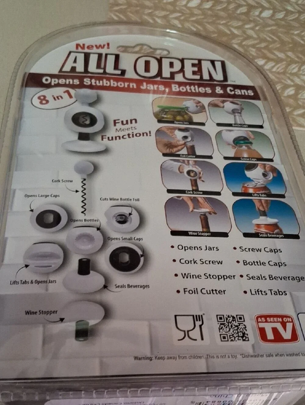 All In One Jar and Bottle Opener.